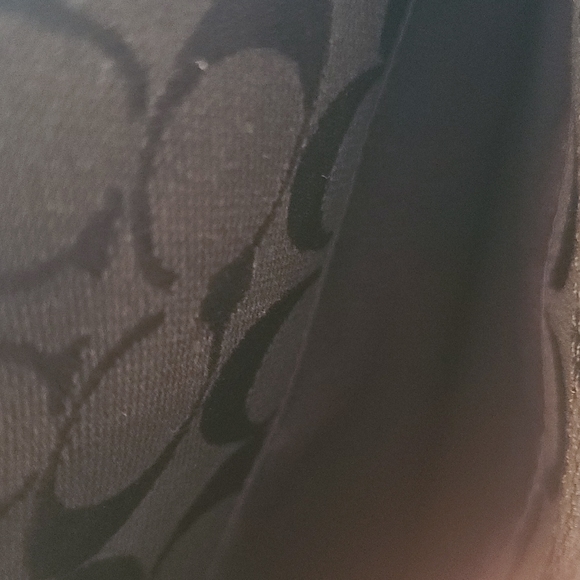 Vintage with Tags!! Coach Stunning Black Signature Saddle Bag!!! - Picture 6 of 14